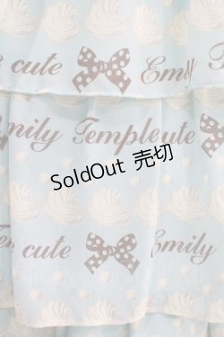 画像4: Emily Temple cute / ジョーゼットロゴ＆クリームノースリーブワンピース  ミント H-25-03-29-020-ET-OP-KB-ZH