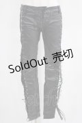 PUNK RAVE / Fetishista Trousersパンツ XS ブラック H-25-03-29-022-PU-PA-KB-ZH