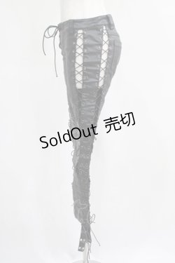 画像2: PUNK RAVE / Fetishista Trousersパンツ XS ブラック H-25-03-29-022-PU-PA-KB-ZH