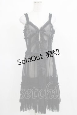 画像1: Juliette et Justine / Benediction de l'ange "Uriel" (Long Gilet) ベネディクション ドゥラ アンジュ *ウリエル* 【ロングジレ】 Free ブラック H-25-03-30-028-CL-OP-NS-ZH