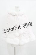 LIZ LISA / ポンポンリボンニットファーポンチョ Free ピンク H-25-03-30-032-LO-JA-NS-ZH