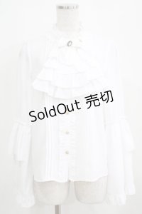 Amavel / Wonder Trickジャボブラウス Free オフ H-25-03-30-046-CA-BL-NS-ZH