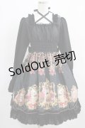 Enchantlic Enchantilly / Queen Catのエレガントスリーブなワンピース Free ブラック H-25-03-30-005-LO-OP-NS-ZH