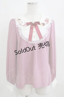画像1: Amavel / Animal Donutsブラウス Free ピンク H-25-03-30-048-CA-BL-NS-ZH