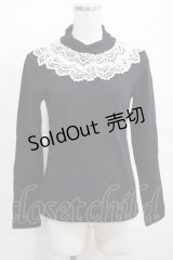 Jane Marple / レースリブタートル  黒 H-25-03-30-1027-JM-TO-KB-ZH