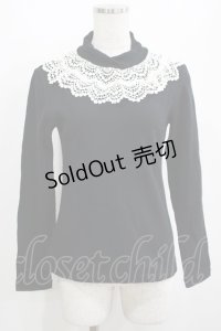 Jane Marple / レースリブタートル  黒 H-25-03-30-1027-JM-TO-KB-ZH