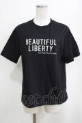 Jane Marple Dans Le Salon / Theme logo T-shirt  ブラック H-25-03-30-1031-JM-TO-KB-ZH