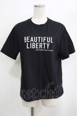 Jane Marple Dans Le Salon / Theme logo T-shirt  ブラック H-25-03-30-1031-JM-TO-KB-ZH