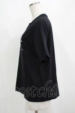 画像2: Jane Marple Dans Le Salon / Theme logo T-shirt  ブラック H-25-03-30-1031-JM-TO-KB-ZH