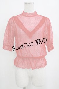 Candy Stripper / DOT TULLE   レッド H-25-03-30-1034-PU-TO-KB-ZH