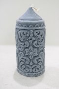 THE BLACKENED TEETH / Mildred Gothic Pillar Candle  LG H-25-03-30-1037-PU-ZA-KB-ZH
