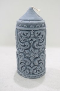 THE BLACKENED TEETH / Mildred Gothic Pillar Candle  LG H-25-03-30-1037-PU-ZA-KB-ZH