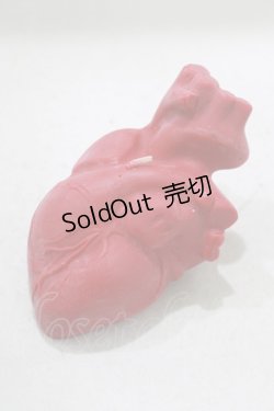 画像1: THE BLACKENED TEETH / Anatomical Heart Candle  RED H-25-03-30-1040-PU-ZA-KB-ZH