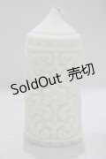 THE BLACKENED TEETH / Mildred Gothic Pillar Candle  WHT H-25-03-30-1042-PU-ZA-KB-ZH