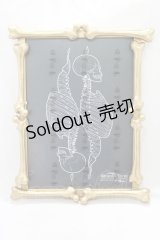 THE BLACKENED TEETH / Bone Frame＆アートプリント  GLD H-25-03-30-1056-PU-ZA-KB-ZH