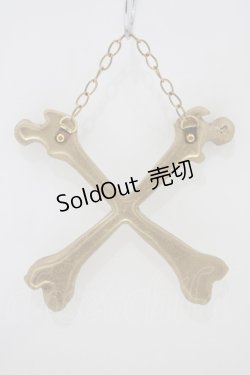 画像2: THE BLACKENED TEETH / Crossbones Wall Hanging   H-25-03-30-1058-PU-ZA-KB-ZH