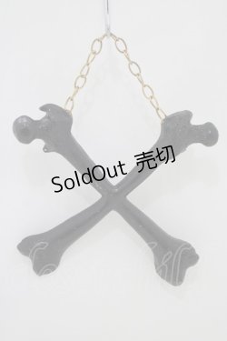 画像1: THE BLACKENED TEETH / Crossbones Wall Hanging   H-25-03-30-1060-PU-ZA-KB-ZH