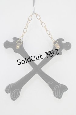 画像2: THE BLACKENED TEETH / Crossbones Wall Hanging   H-25-03-30-1060-PU-ZA-KB-ZH