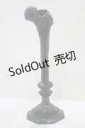 THE BLACKENED TEETH / Femur Bone Candlestick Holder Condyle   H-25-03-30-1061-PU-ZA-KB-ZH