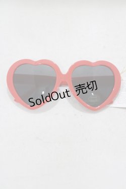 画像1: Shirley Temple / キッズハートサングラス キッズサイズ 赤 H-25-03-30-1063-ET-ZA-KB-ZH