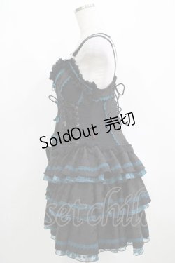 画像2: Ozz oneste / チャイナボタンビスチェワンピース  黒 H-25-03-30-1009-OO-OP-KB-ZH