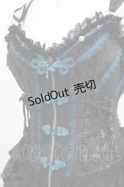 画像5: Ozz oneste / チャイナボタンビスチェワンピース  黒 H-25-03-30-1009-OO-OP-KB-ZH