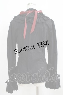 画像3: ALICE and the PIRATES / 記憶の中の薔薇園ブラウス Mens ブラック H-25-03-30-053-PA-BL-NS-ZH