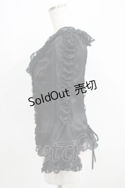 画像2: Juliette et Justine / Princesse de fleur blouse〜プランセス　ドゥ　フルール〜 Free ブラック H-25-03-30-055-CL-BL-NS-ZH