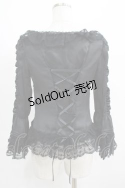 画像3: Juliette et Justine / Princesse de fleur blouse〜プランセス　ドゥ　フルール〜 Free ブラック H-25-03-30-055-CL-BL-NS-ZH