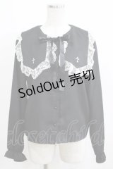 MA*RS / クロス刺繍襟ブラウス Free ブラック H-25-03-30-056-EL-BL-NS-ZH