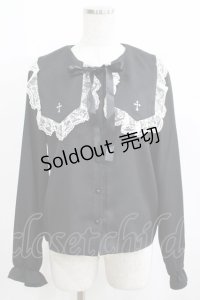 MA*RS / クロス刺繍襟ブラウス Free ブラック H-25-03-30-056-EL-BL-NS-ZH
