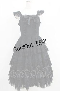 画像1: Juliette et Justine / Le Manoir du Palais〜ル マノアール ドゥ パレ ローブ〜 サイズ1 ブラック H-25-03-30-006-CL-OP-NS-ZH