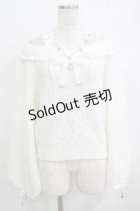 LIZ LISA / パールアクセサリードロップニット Free オフ H-25-03-30-061-LO-TO-NS-ZH