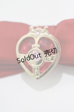 画像2: RoseMarie seoir / セーラームーンストアコラボ/ハートコンパクトリボンブローチ  レッド H-25-03-30-066-LO-ZA-NS-ZH