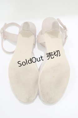 画像3: an another angelus / ローズ刺繍メッシュサンダル L ベージュ H-25-03-30-080-CA-SH-NS-ZH