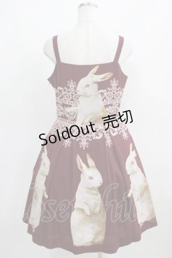 画像3: Juliette et Justine / Robe de chemin des lapins〜ローズ　デュ　シュマン　デ　ラピン〜 サイズ2 ボルドー H-25-03-30-013-CL-OP-NS-ZH