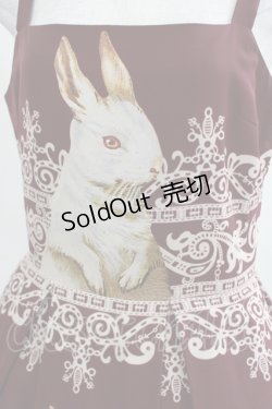 画像4: Juliette et Justine / Robe de chemin des lapins〜ローズ　デュ　シュマン　デ　ラピン〜 サイズ2 ボルドー H-25-03-30-013-CL-OP-NS-ZH