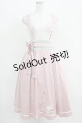 Amavel / 春花便りのお茶会 和風スカート Free ピンク H-25-03-30-018-CA-SK-NS-ZH