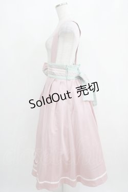 画像2: Amavel / 春花便りのお茶会 和風スカート Free ピンク H-25-03-30-018-CA-SK-NS-ZH