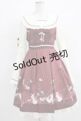 Amavel / お月見うさぎの和風セーラーワンピース Free ボルドー H-25-03-30-023-CA-OP-NS-ZH
