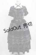 metamorphose / スワンボーダーロングワンピース Free ブラック H-25-03-30-003-ME-OP-NS-ZH