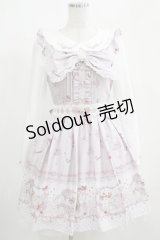LIZ LISA / Whip Bear Home Cafe柄ワンピース Free ピンク H-25-03-30-024-LO-OP-NS-ZH
