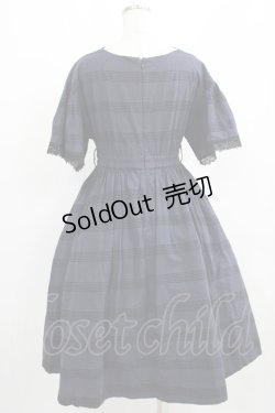 画像3: Sheglit / "Cosette"チェックワンピース M 紺 H-25-03-31-003-EL-OP-KB-ZH