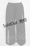 NieR Clothing / 刺繍ワイドパンツ  黒 H-25-03-31-026-PU-PA-KB-ZH