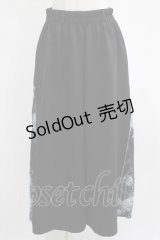 NieR Clothing / 2WAY SIDE ZIP WIDE PANTS  黒 H-25-03-31-027-PU-PA-KB-ZH