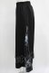 画像2: NieR Clothing / 2WAY SIDE ZIP WIDE PANTS  黒 H-25-03-31-027-PU-PA-KB-ZH (2)