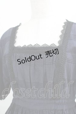 画像4: Sheglit / "Cosette"チェックワンピース M 紺 H-25-03-31-003-EL-OP-KB-ZH