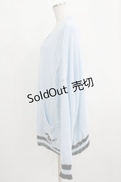 画像2: NieR Clothing / Vネックカーディガン  ライトブルー H-25-03-31-036-PU-TO-KB-ZH