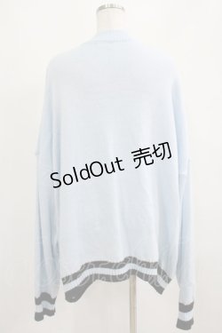 画像3: NieR Clothing / Vネックカーディガン  ライトブルー H-25-03-31-036-PU-TO-KB-ZH