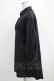 画像2: NieR Clothing / バックプリントシャツ  黒 H-25-03-31-037-PU-BL-KB-ZH (2)